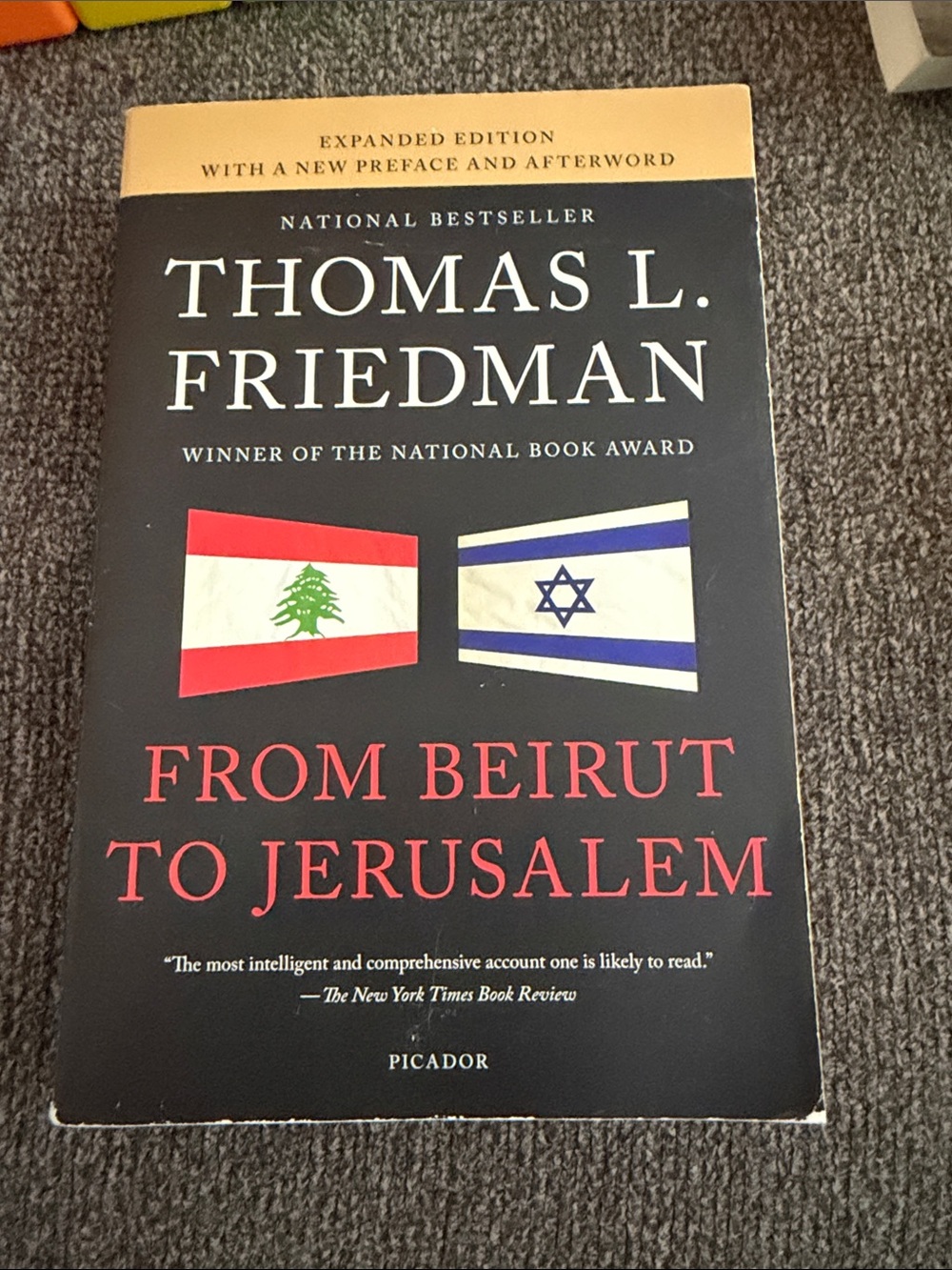 From Beirut to Jerusalem book